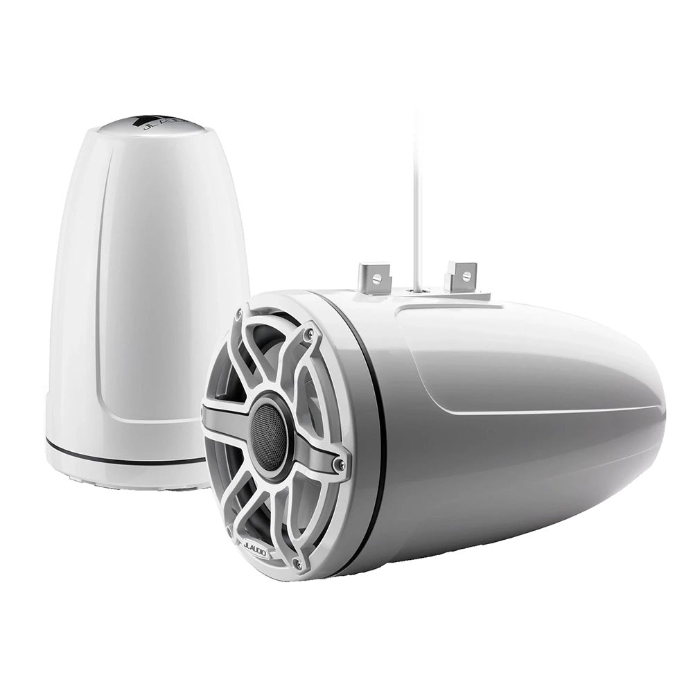 JL Audio M6 Series 88 Enclosed Tower Coaxial System wGloss White Sport Grille  M6880ETXv3GwSGwGw 0100328200