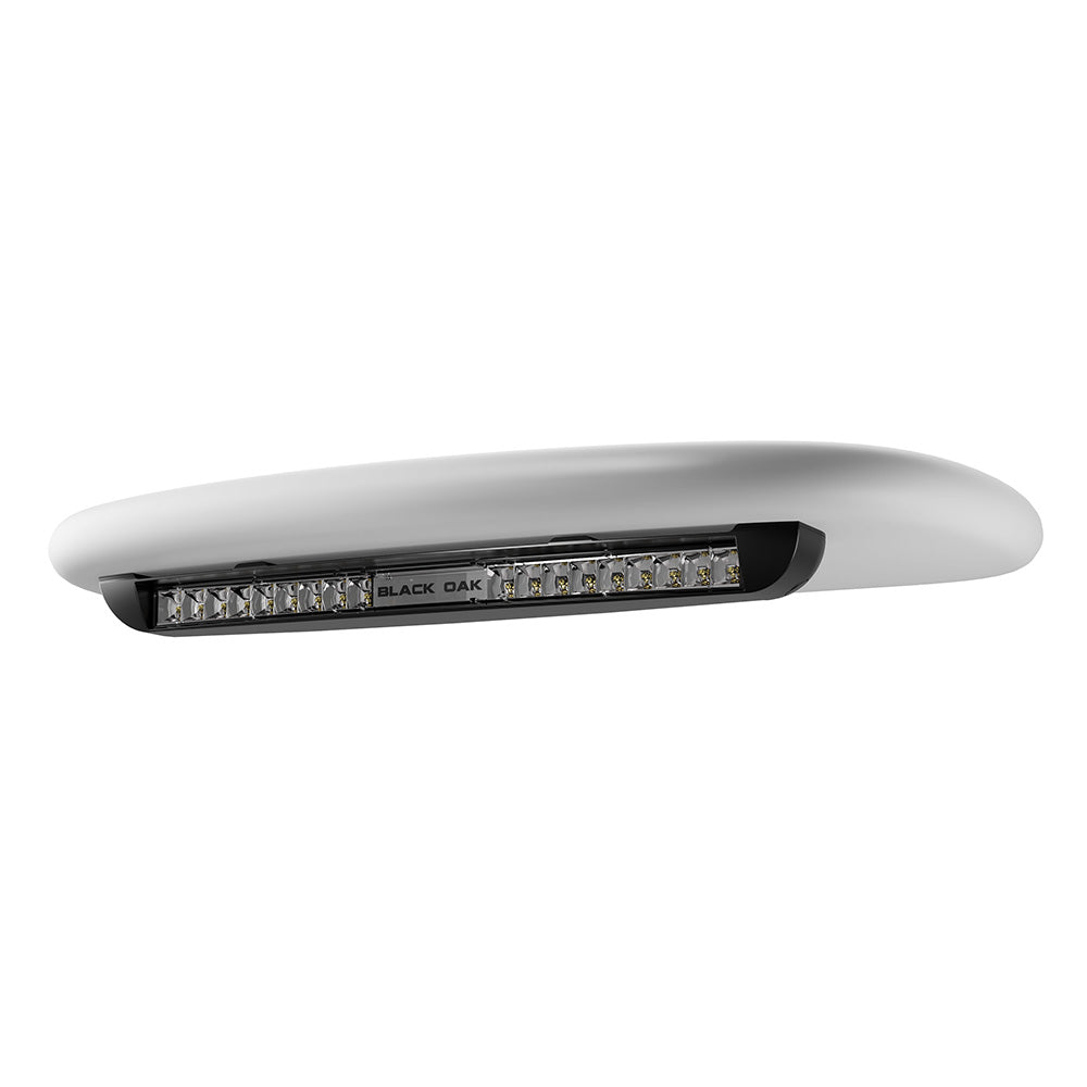 Black Oak Low Profile Marine Bar  Flood  Undermount  Black LPBXU