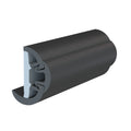 TACO SuproFlex Rub Rail Kit wFlex Vinyl Overlay Insert  158H x 78W x 60L  Black wBlack Insert V119991BBK602
