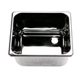 Scandvik Rectangular Sink Stainless Steel  Right Side Drain 10224