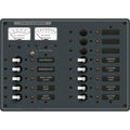 Blue Sea 8068 DC 13 Position Toggle Branch Circuit Breaker Panel  White Switches 8068