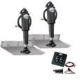 Lenco 9 x 12 Standard Trim Tab Kit wStandard Integrated Switch Kit 12V 15104102