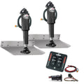Lenco 9 x 12 Standard Trim Tab Kit wLED Integrated Switch Kit 12V 15108103