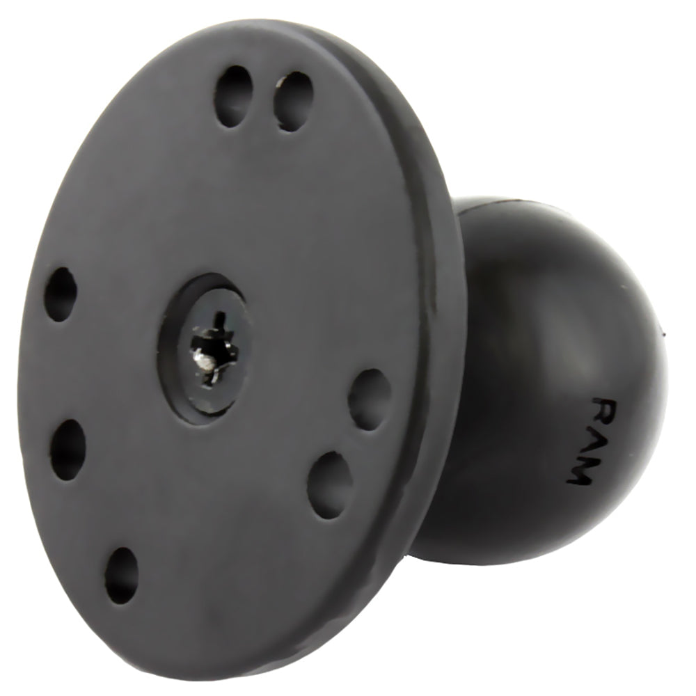 RAM Mount 25 Round Base w03118 Female Thread  15 Ball  AMPs Pattern RAM202UMT1