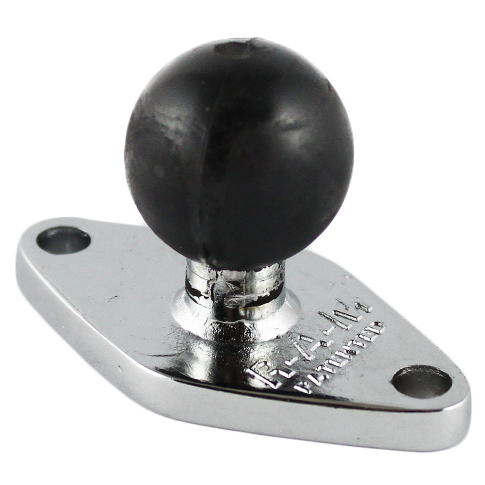 RAM Mount Chrome Diamond Base w1 Ball RAMB238CHU