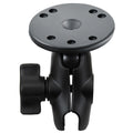 RAM Mount Short Double Socket Arm w25 Round Base RAMB103UA