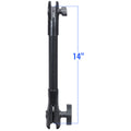 RAM Mount 14 Long Extension Pole w1 and 15 Single Open Socket RAPCB20114U