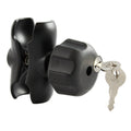 RAM Mount Double Socket Arm wSmall Locking Knob f15 Ball Bases RAM201UBL