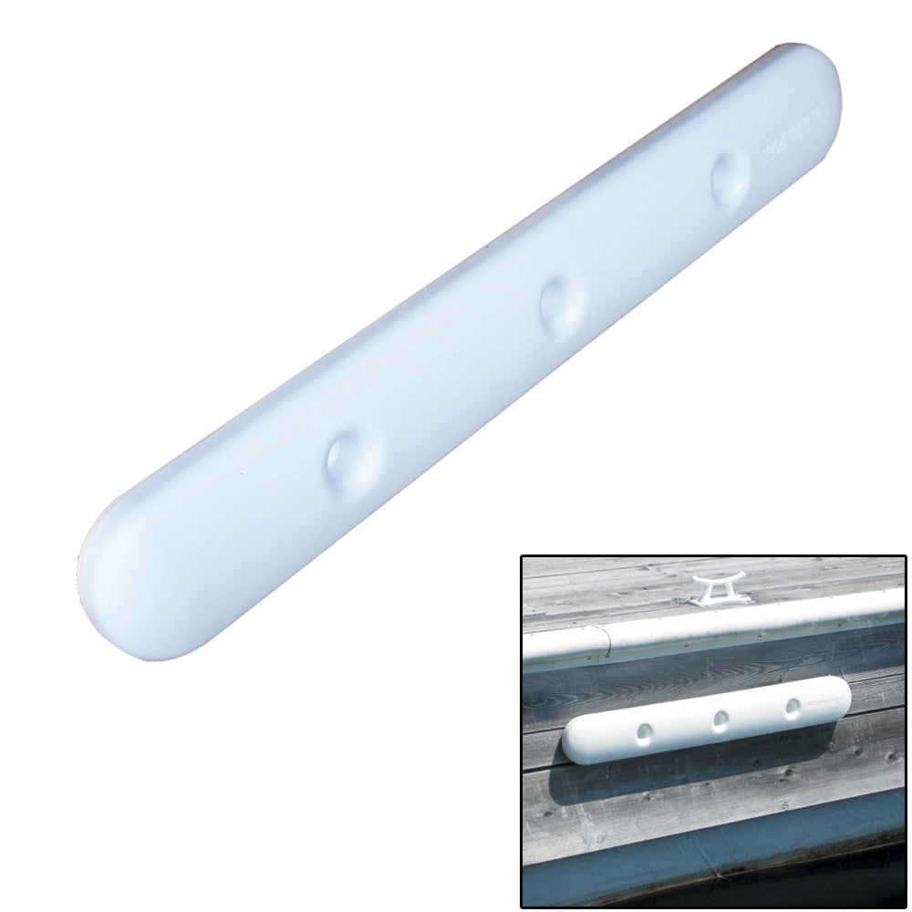 Dock Edge Ultragard 35 PVC Dock Cushion  White DE1008F