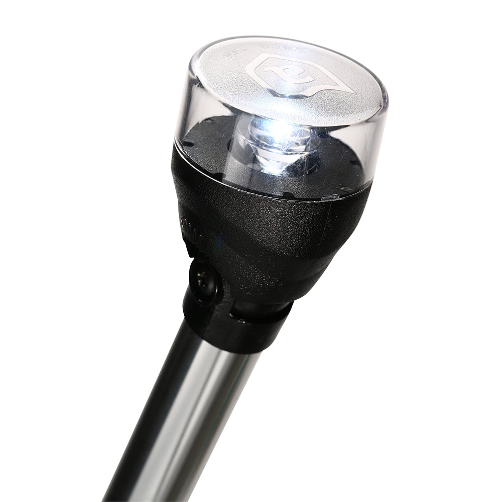 Attwood LED Articulating All Around Light  24 Pole 553024A7