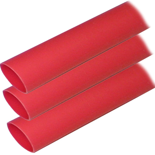 Ancor Adhesive Lined Heat Shrink Tubing ALT  1 x 12  3Pack  Red 307624