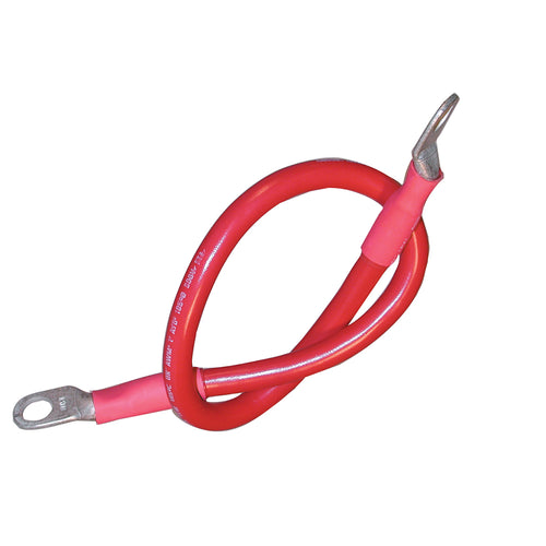 Ancor Battery Cable Assembly 4 AWG 21mm Wire 38 95mm Stud Red  18 457cm 189131