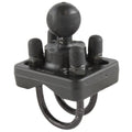 RAM Mount Double UBolt Base w1 Ball fRails from 075 to 125 Diameter RAMB235U