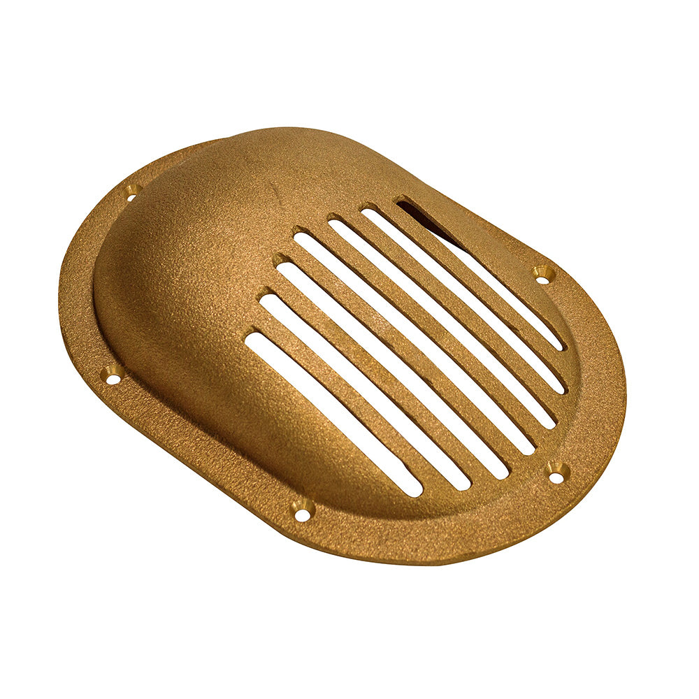 GROCO Bronze Clam Shell Style Hull Strainer wMount Ring fUp To 112 Thru Hull SC1500