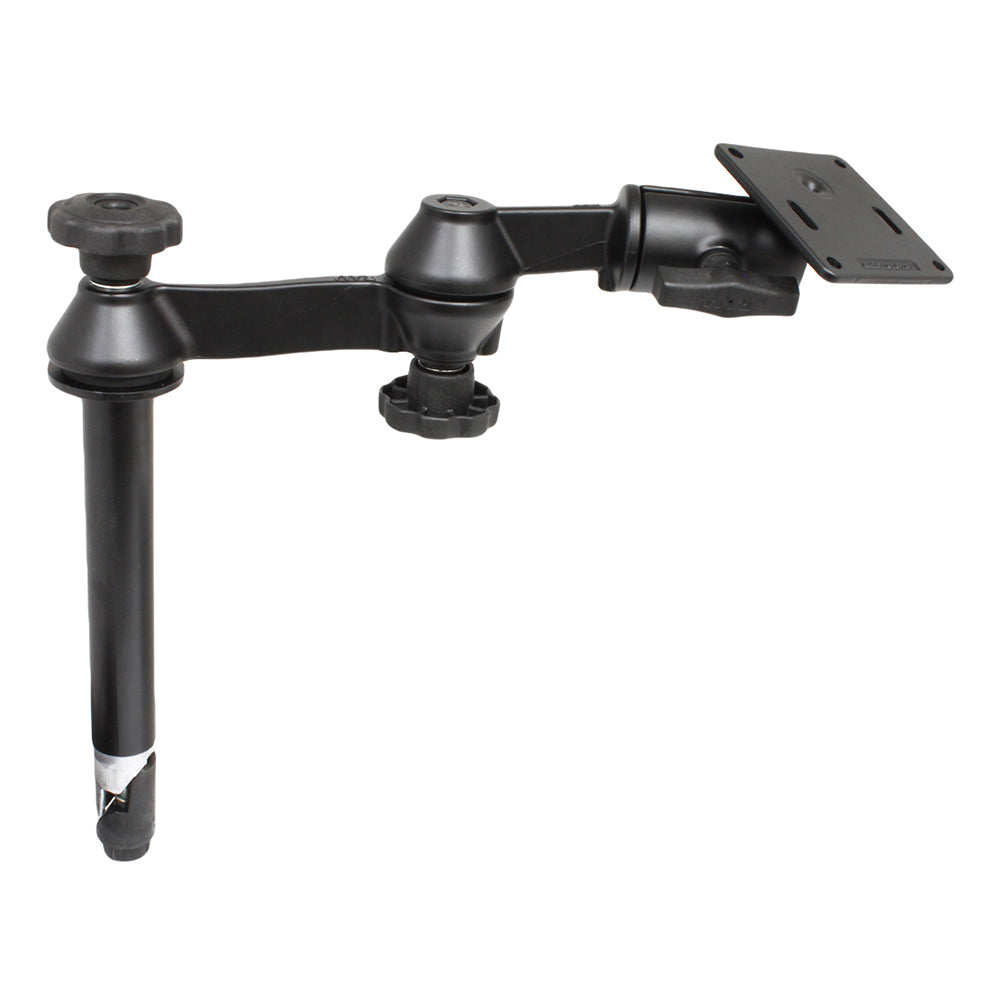 RAM Mount 8 Upper Pole wDouble Swing Arms  75 x 75mm VESA Plate RAMVPSW182461