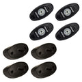 RIGID Industries ASeries Rock Light Kit  4 Amber Lights  Black 400243