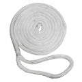 New England Ropes 58 Double Braid Dock Line  White  25 C50502000025