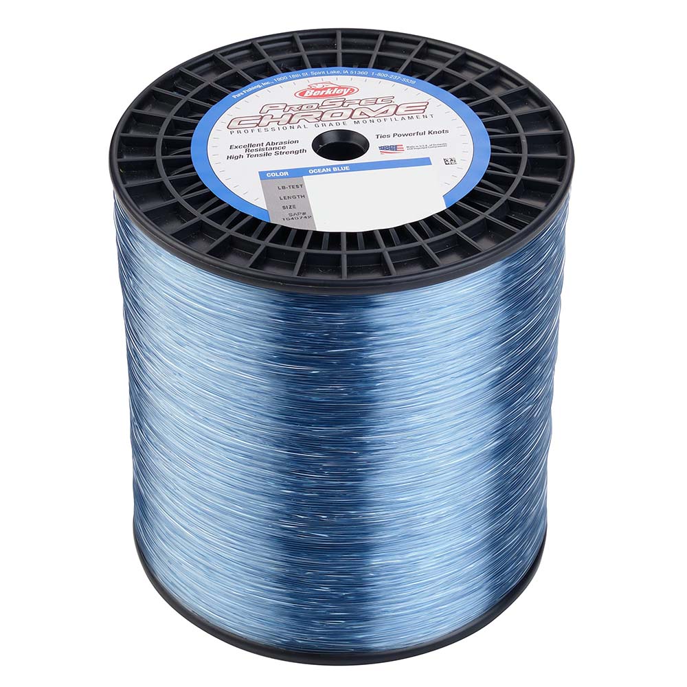 Berkley ProSpec Chrome Ocean Blue Monofilament  60 lb  3000 yds  PSC3B60OBL 1545742
