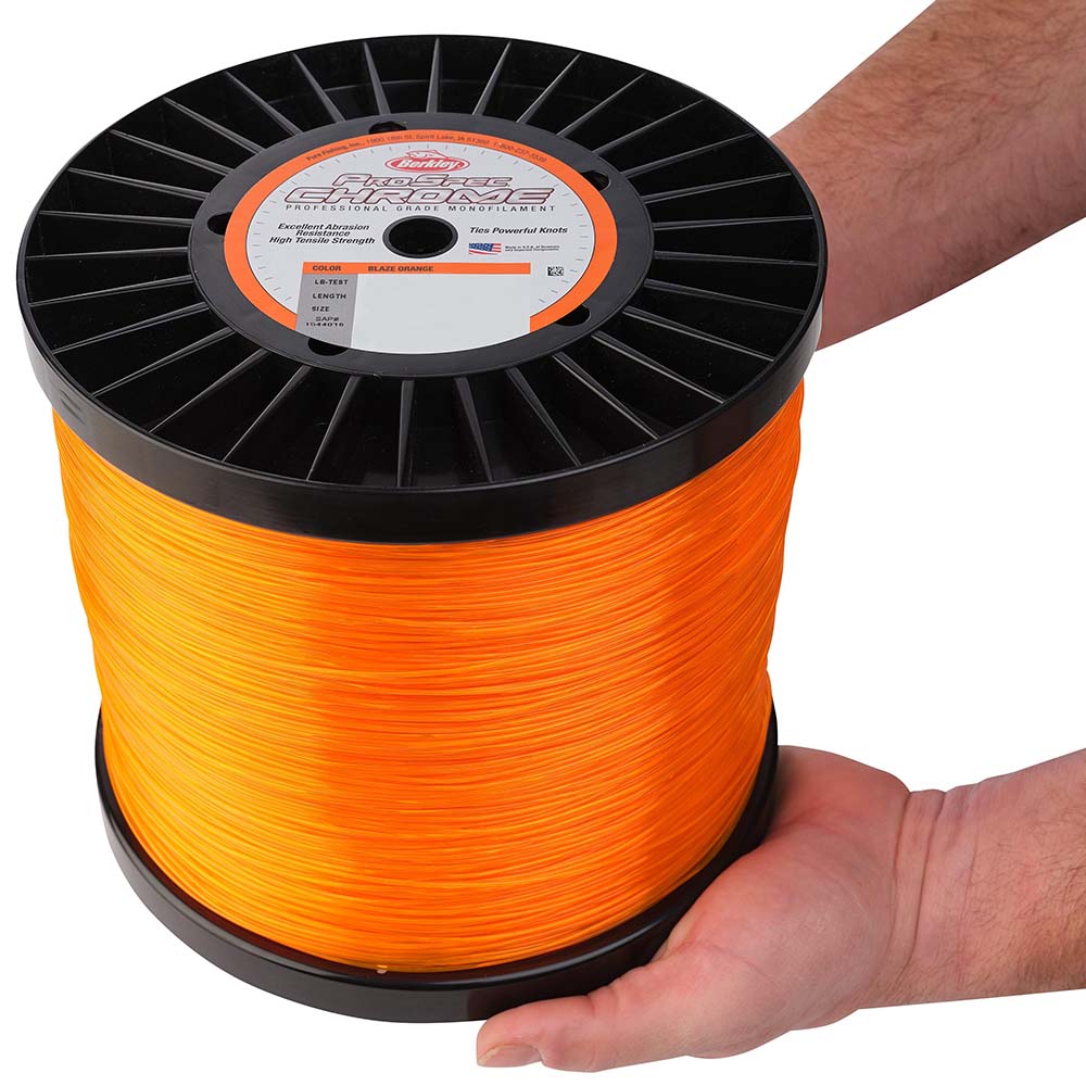 Berkley ProSpec Chrome Blaze Orange Monofilament  50 lb  5000 yds  PSC5B5080 1544012