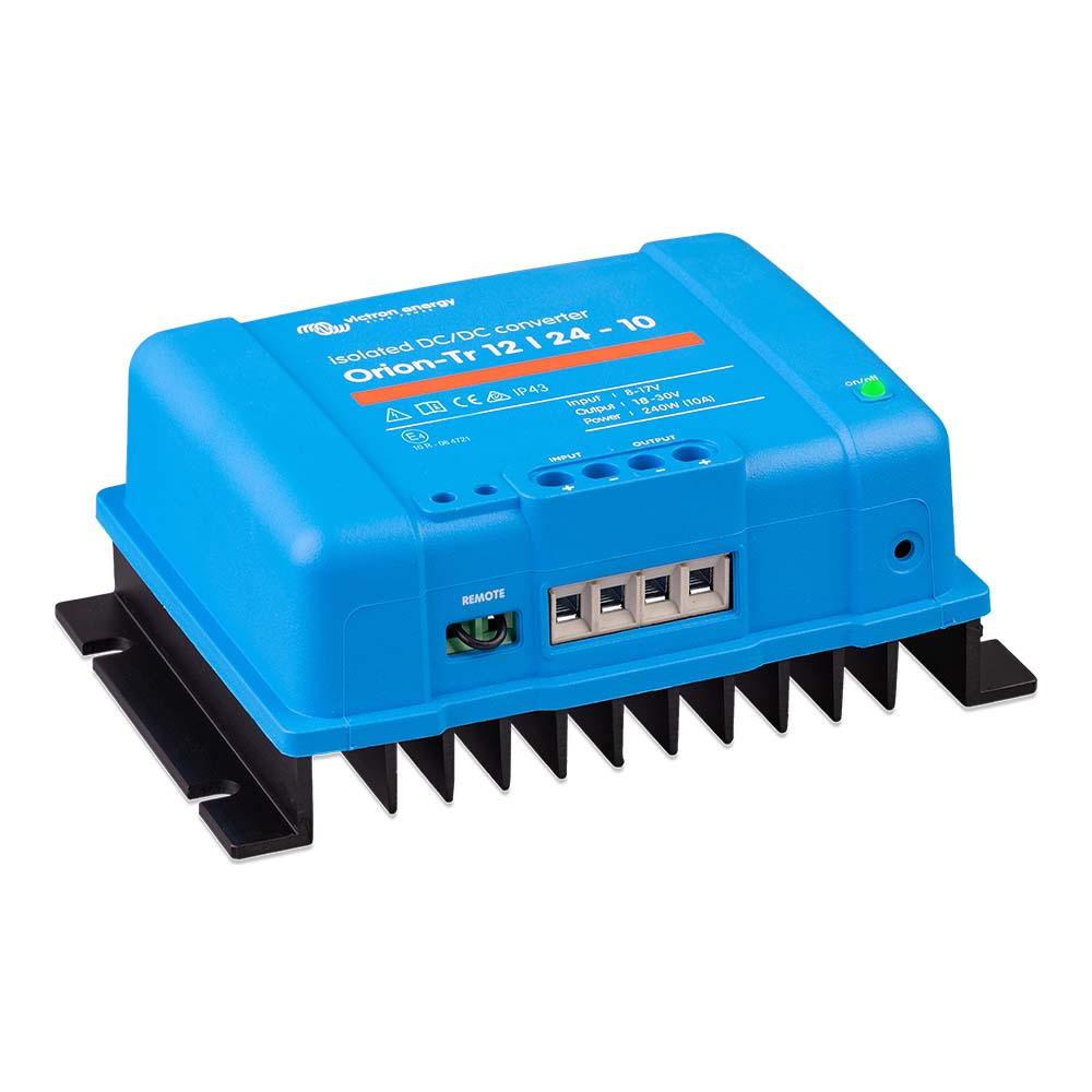 Victron OrionTR DCDC Converter  12 VDC TO 24 VDC  10A Isolated ORI122424110