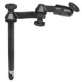 RAM Mount RAM 12 Upper Pole with Double Swing Arms  Round Plate RAMVPSW112