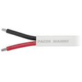 Pacer 162 AWG Duplex Cable  Flat Cable  RedBlack  250 W162DC250