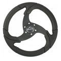 Schmitt Marine Folletto 142 Wheel  Black Polished Polyurethane  34 Tapered Shaft wBlack Center Cap PU026104R